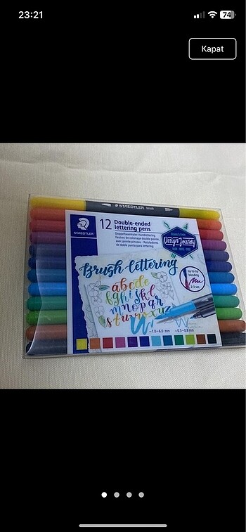 Staedtler brush kalem 12 li