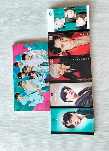 Kpop kart ayraç defter 