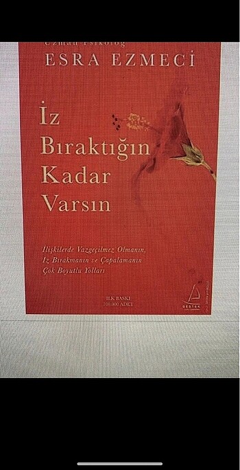 Esra ezmeci kitap