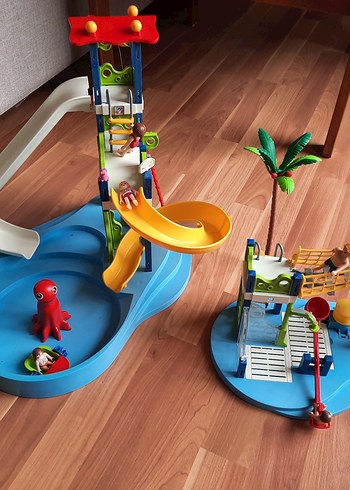 Playmobil 6669 ve 6670 Su Kaydıraklı Plaj Oyuncak Setleri