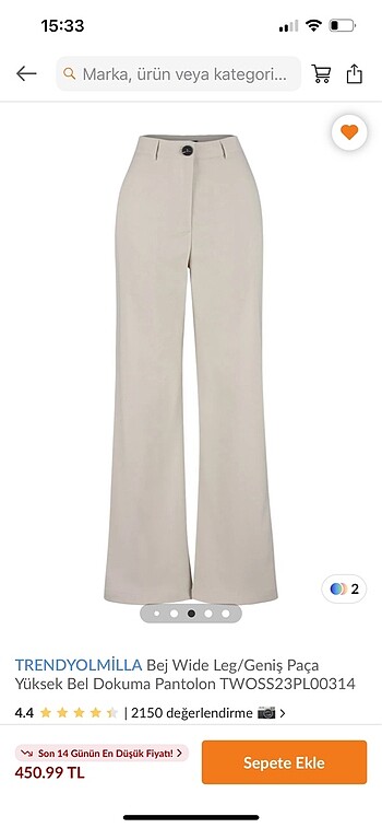 Trendyol & Milla Wide leg pantolon