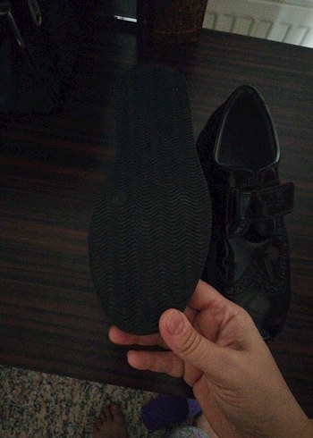 Siyah Rugan Tokalı Erkek Çocuk Ayakkabısı - Görsel 4