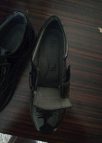 Siyah Rugan Tokalı Erkek Çocuk Ayakkabısı - Görsel 5