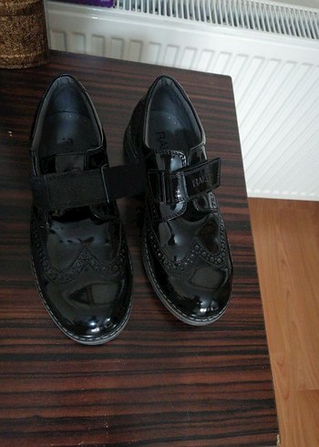 Siyah Rugan Tokalı Erkek Çocuk Ayakkabısı - Görsel 2