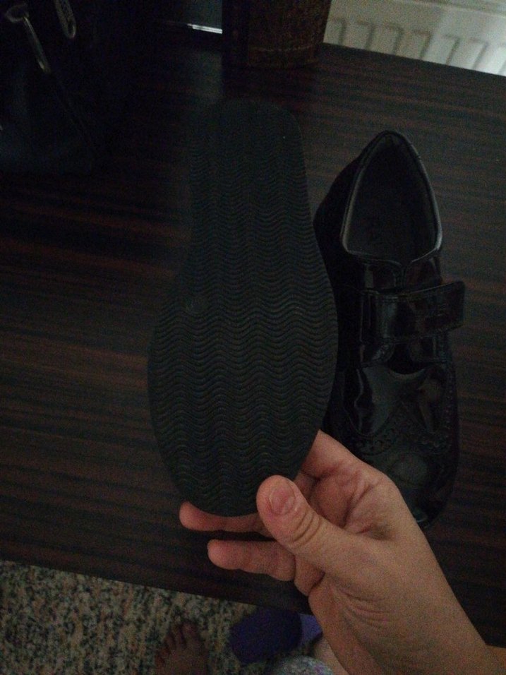 Siyah Rugan Tokalı Erkek Çocuk Ayakkabısı - Görsel 4