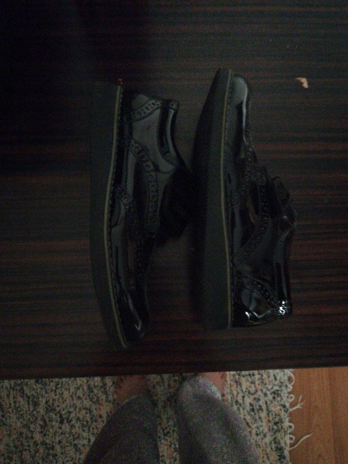 Siyah Rugan Tokalı Erkek Çocuk Ayakkabısı - Görsel 3