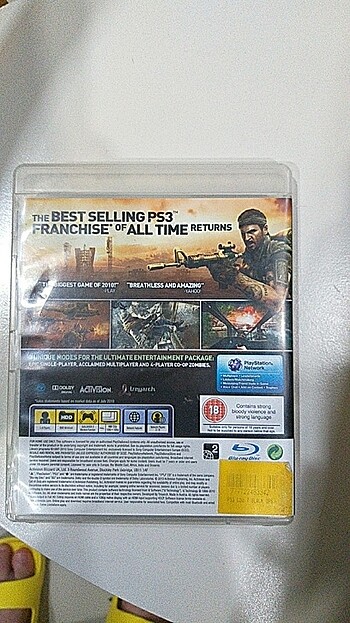 PS3 Oyun CD Call of Duty black ops cd