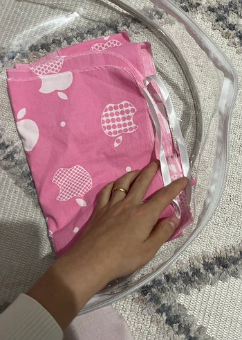 Pembe Desenli Çocuk Uyku Seti - Görsel 5