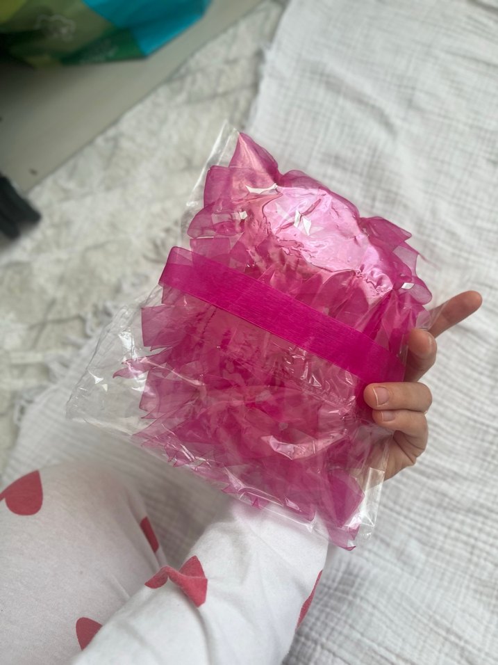 Pembe Organze Fiyonk Bebek Aksesuarları - Görsel 5