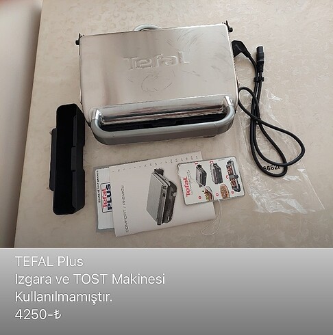  Beden Tefal plus tost makinesi