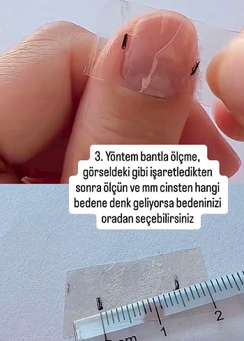 XS S M L Cat eyes jel takma tırnak - Görsel 4