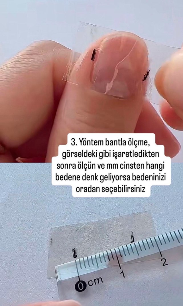 XS S M L Cat eyes jel takma tırnak - Görsel 4