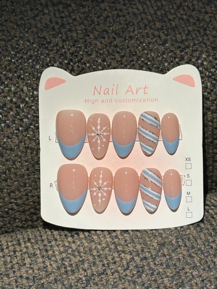 XS S M L jel takma tırnak - Görsel 2