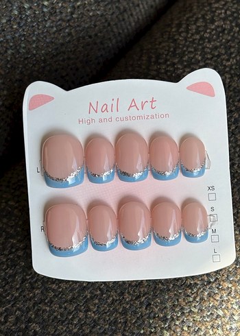 XS S M L jel takma tırnak - Görsel 2