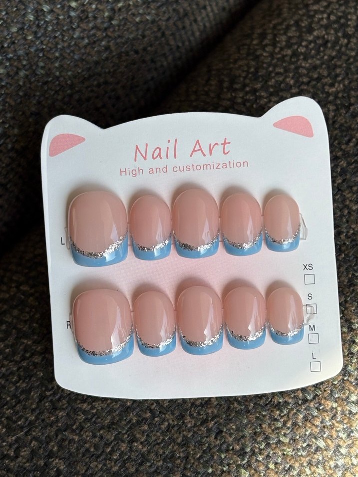 XS S M L jel takma tırnak - Görsel 2