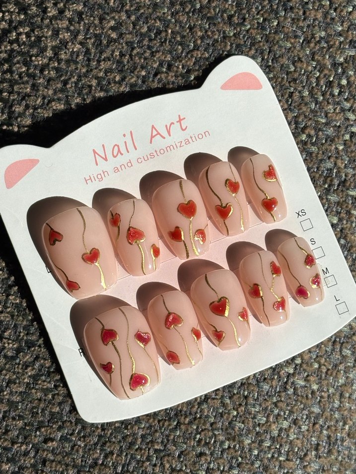 XS S M L jel takma tırnak - Görsel 2