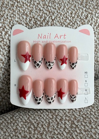 XS S M L jel takma tırnak - Görsel 2