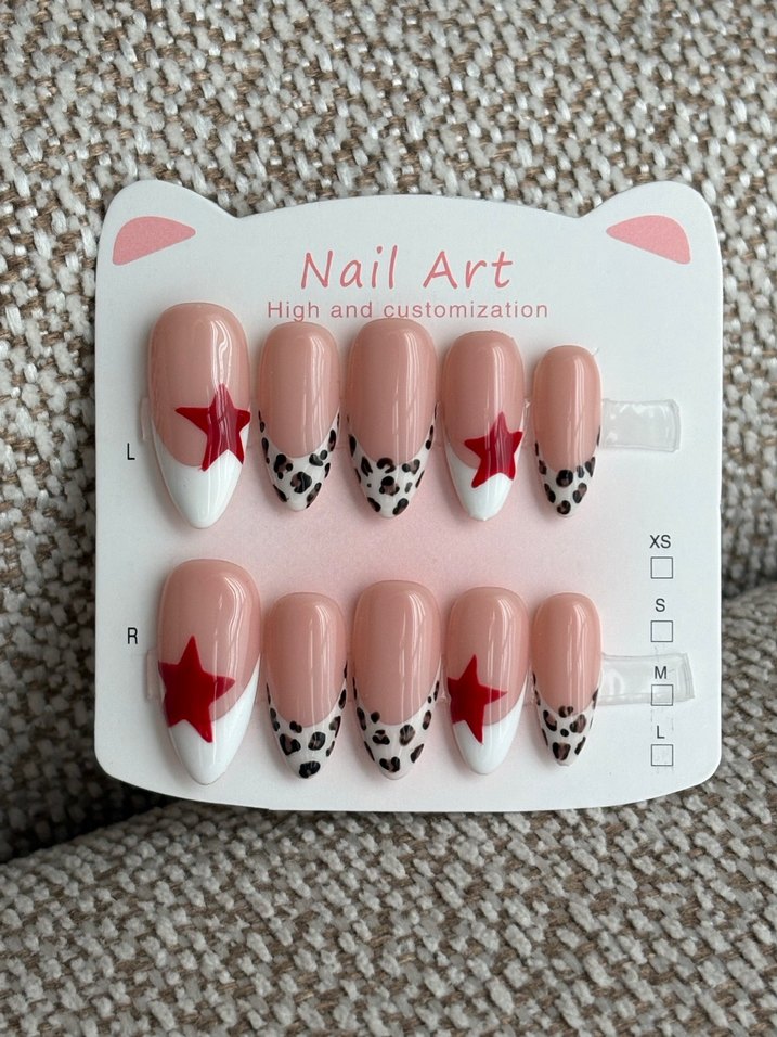 XS S M L jel takma tırnak - Görsel 2