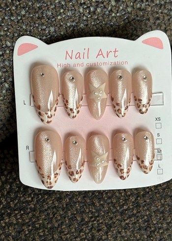 XS S M L jel takma tırnak - Görsel 2