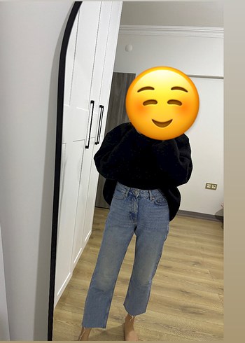 Mango straight düz Kesim Kot Pantolon - Görsel 2