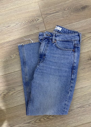 Mango straight düz Kesim Kot Pantolon - Görsel 5