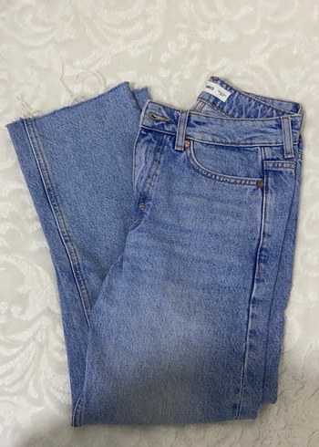 Mango straight düz Kesim Kot Pantolon - Görsel 6