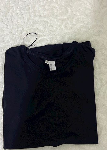 Kadın Siyah Kısa Kollu Basic Tişört - Görsel 4