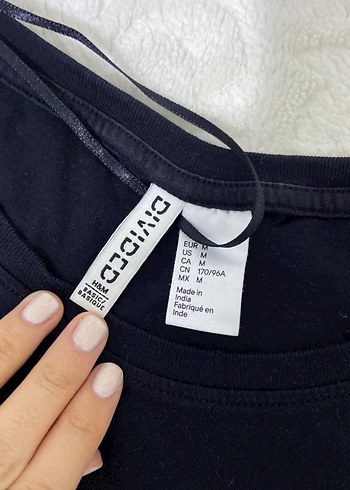 Kadın Siyah Kısa Kollu Basic Tişört - Görsel 2