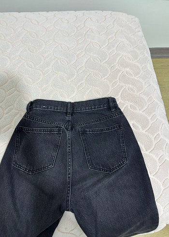 Siyah flare paça mango jean - Görsel 7