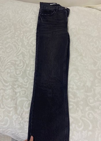 Siyah flare paça mango jean - Görsel 9