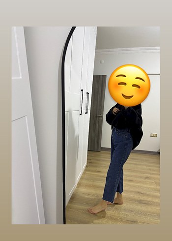 Kadın mavi Midi Kot Pantolon - Görsel 2