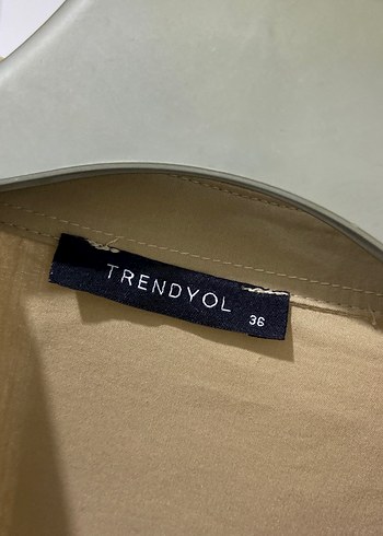 Bej Düğmeli Keten Gömlek - Görsel 3