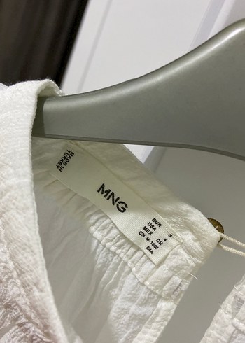 Beyaz Keten Piliseli Uzun Kollu Kadın Gömlek - Görsel 7