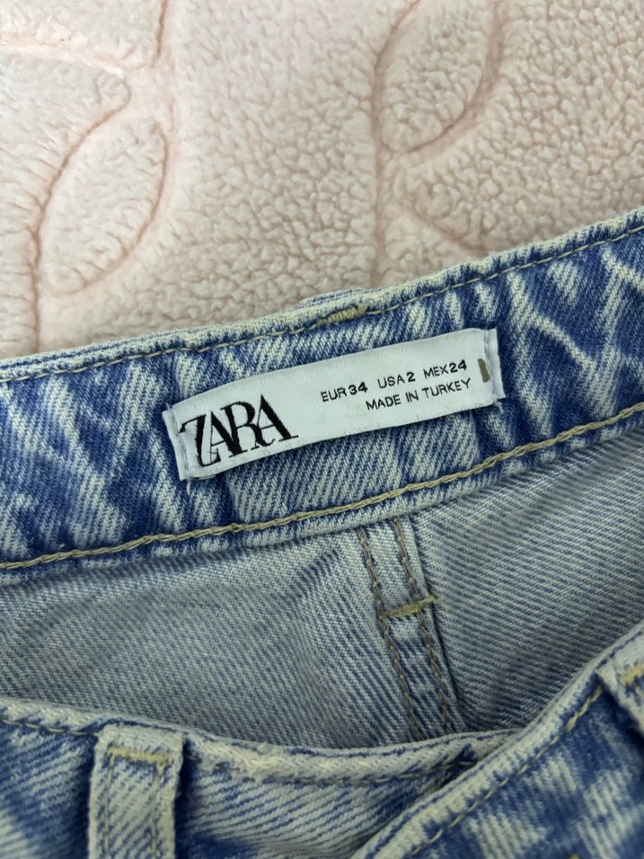 Açık mavi Midi Boy düz kesim Kadın Kot Pantolon - Görsel 4