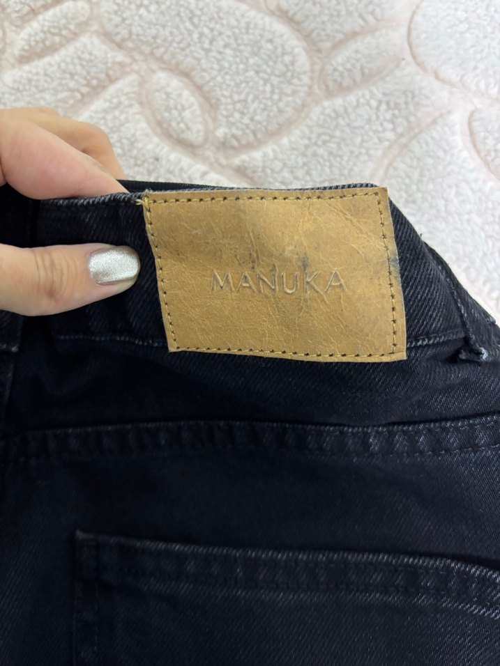 Siyah jean manuka - Görsel 4