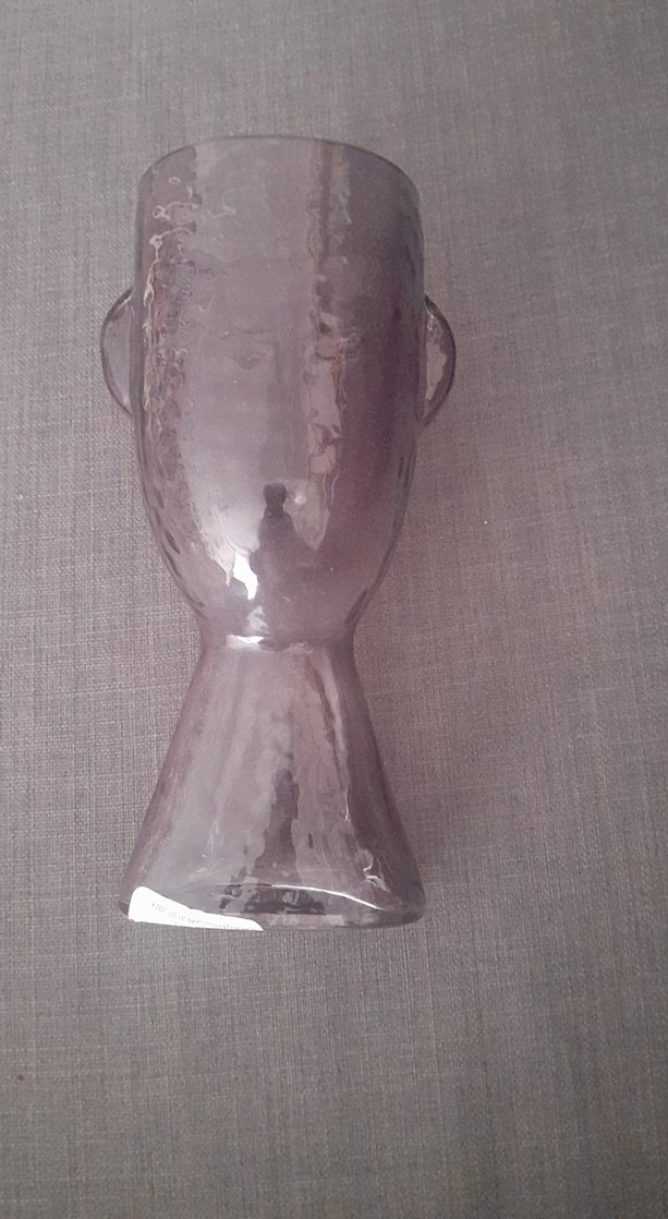 Yüz Figürin Dekoratif  Cam Obje/VAZO - Görsel 4