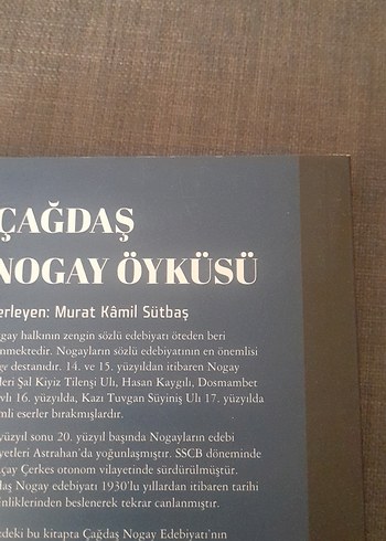 Beden Renk Çağdaş Nogay Öyküsü Kitabı