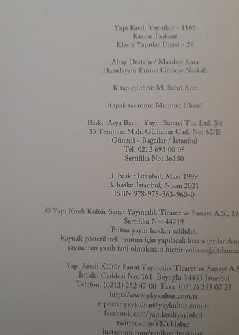 Altay Destanı - Moaday-Kara - Görsel 8