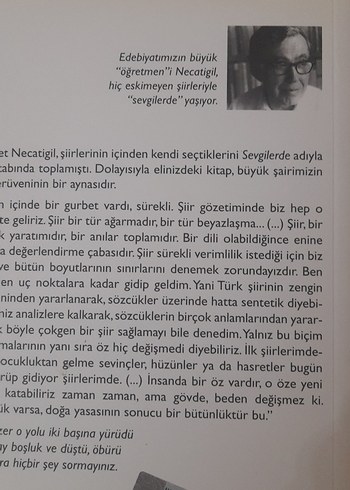 Behçet Necatigil - Sevgilerde Şiir Kitabı - Görsel 9