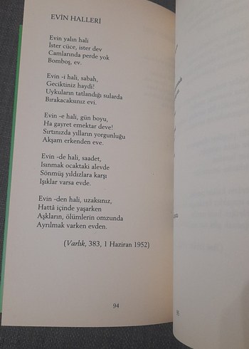 Behçet Necatigil - Sevgilerde Şiir Kitabı - Görsel 16