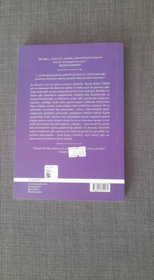 Su Seviyesi - Joseph Brodsky - Görsel 2