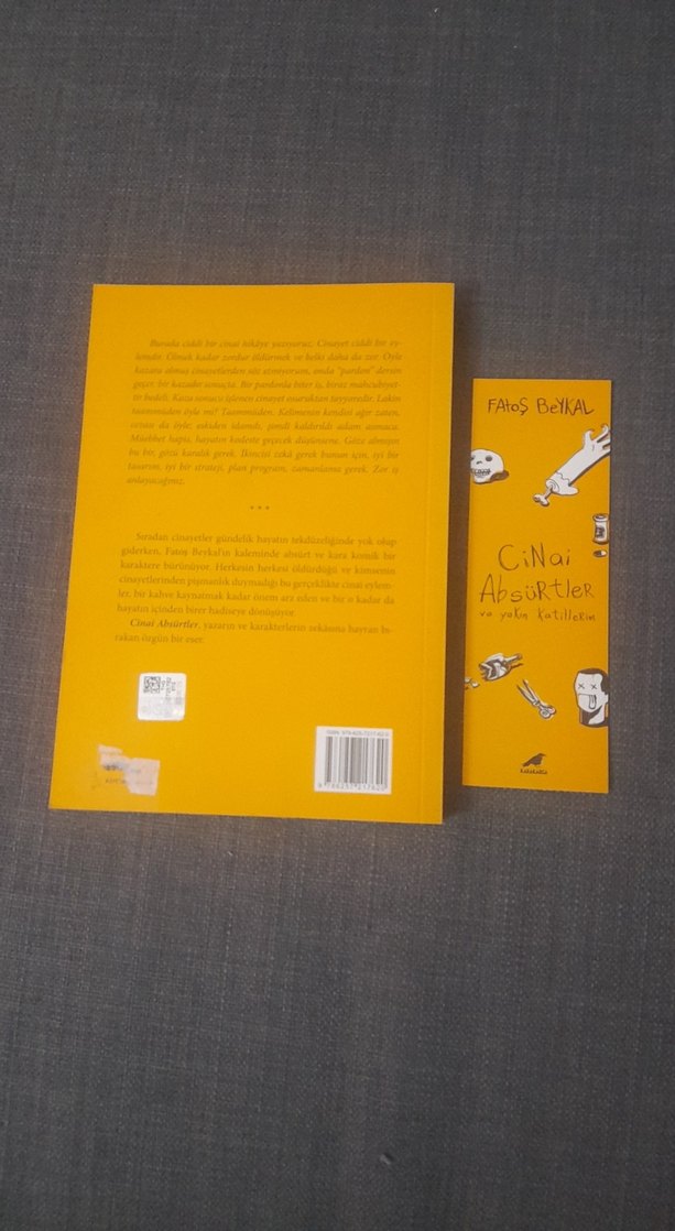 Cinai Absürtler ve Yakın Katillerim Kitabı - Görsel 2