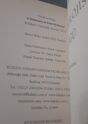 Asya Mitolojisi Sözlüğü - David Leeming - Görsel 6