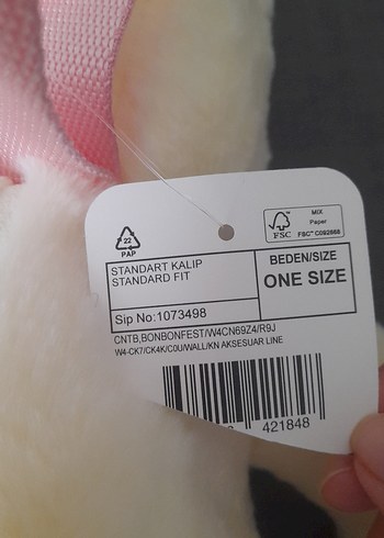 Beyaz Peluş Tavşan Çanta/LCW - Görsel 3