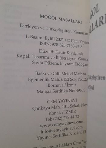 Moğol Masalları - Kamuran Şipal - Görsel 10