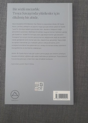 Abide - Alice Oswald Şiir Kitabı - Görsel 3