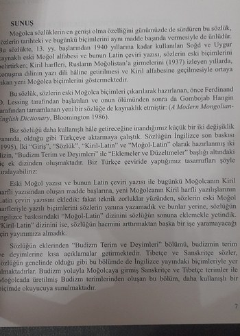 Moğolca-Türkçe Sözlük - Ferdinand D. Lessing - Görsel 11