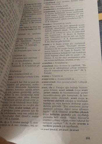 Türkçe Sözlük Kitabı/Türk Dil Kurumu YAYINLARI. - Görsel 18