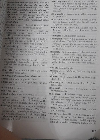 Türkçe Sözlük Kitabı/Türk Dil Kurumu YAYINLARI. - Görsel 16