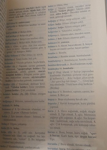 Karakalpak Türkçesi Sözlüğü Kitabı - Görsel 11